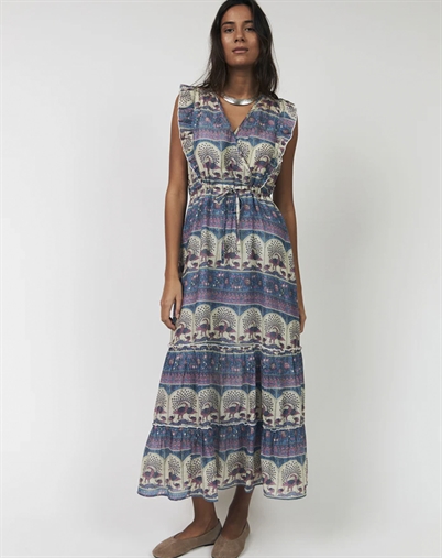 Lollys Laundry - SamoLL Midi Kjole - Blue